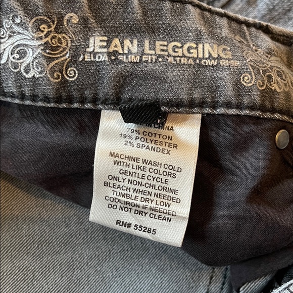 Express Charcoal Denim Jeans - Picture 3 of 14